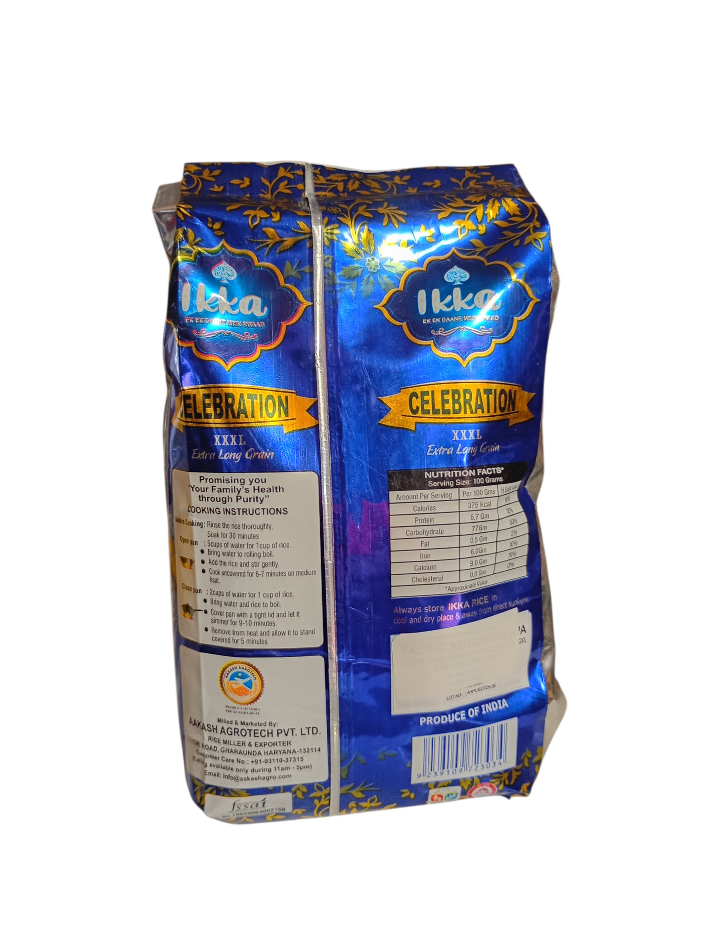 Arroz Basmati grano extra 5 kilos.