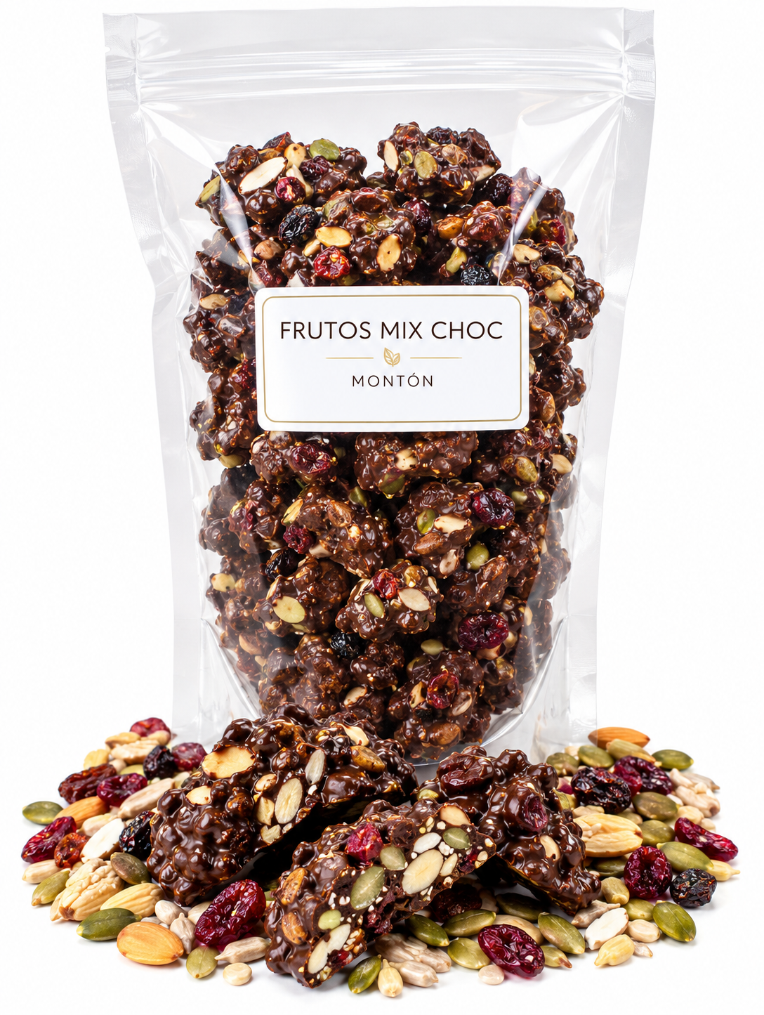 Chocolate Montón Frutos Secos Mix 500 GR