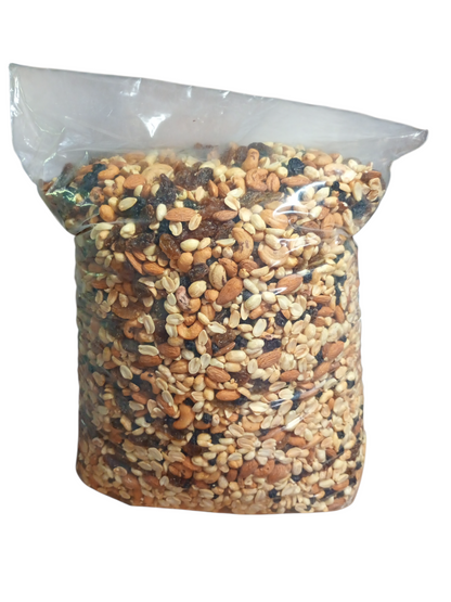 Mix de frutos secos clásico almendras,maní,pasas ámbar y morena y caju 10 kilos.