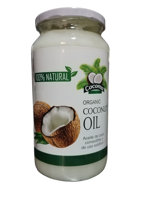 Aceite de coco orgánico prensado en frío 1000 ml