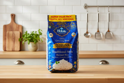 Arroz Basmati grano extra 5 kilos.