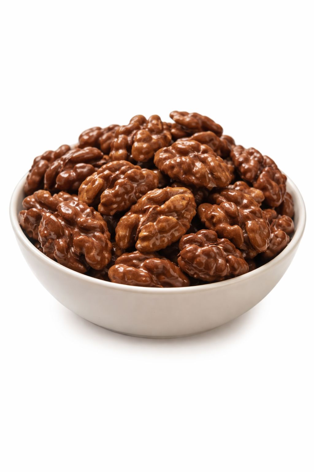 Nueces bañadas en chocolate 500 Gramos.
